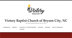 Desktop Screenshot of myvictorybaptistchurch.com