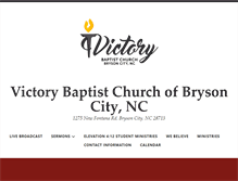 Tablet Screenshot of myvictorybaptistchurch.com